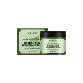 OUHOE Herbal Acne Cream Hydrates, Moisturizes, s Skin, Details Pores, And Lightenes Blemishes